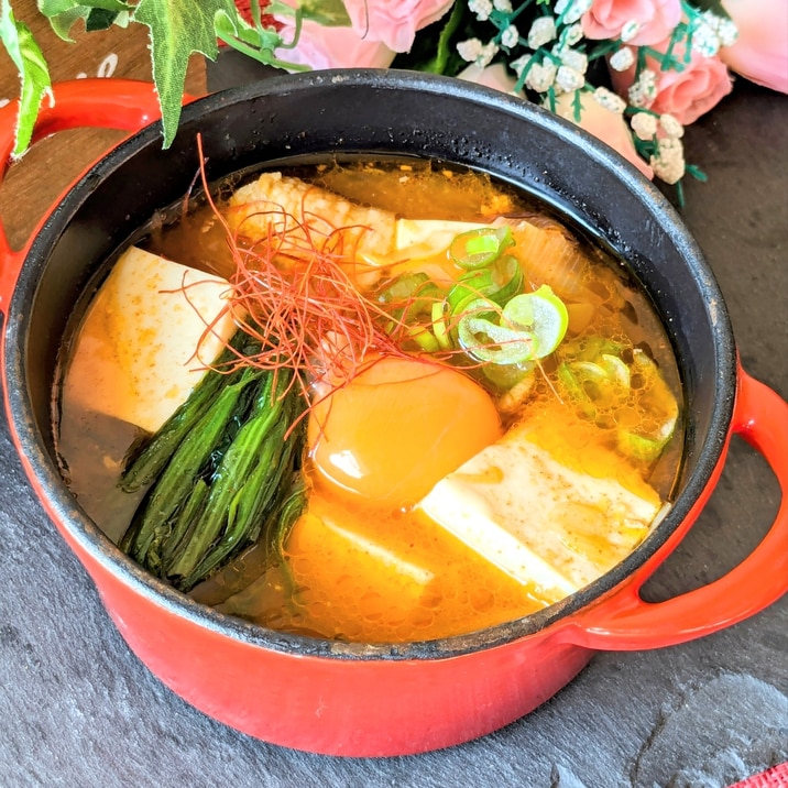 豚バラ肉と豆腐で！〜美味しいスンドゥブチゲ〜